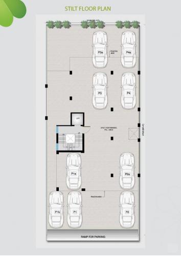 Refuge floor plan of Central Park Flower Valley - Clover Floors