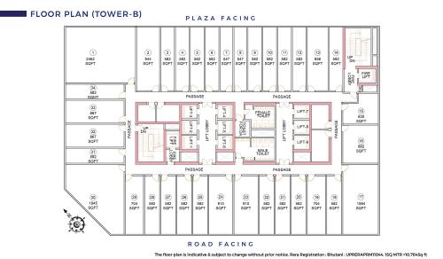 Refuge floor plan of Cyberthum